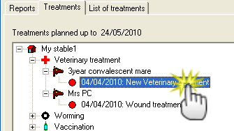 44-309 treatments in stable